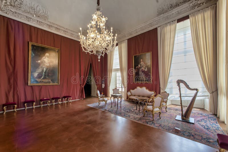 Inside the Royal house in Venaria Reale, Italy