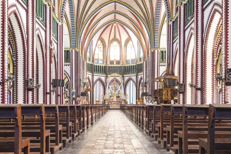 Inside of Saint mary cathedral.