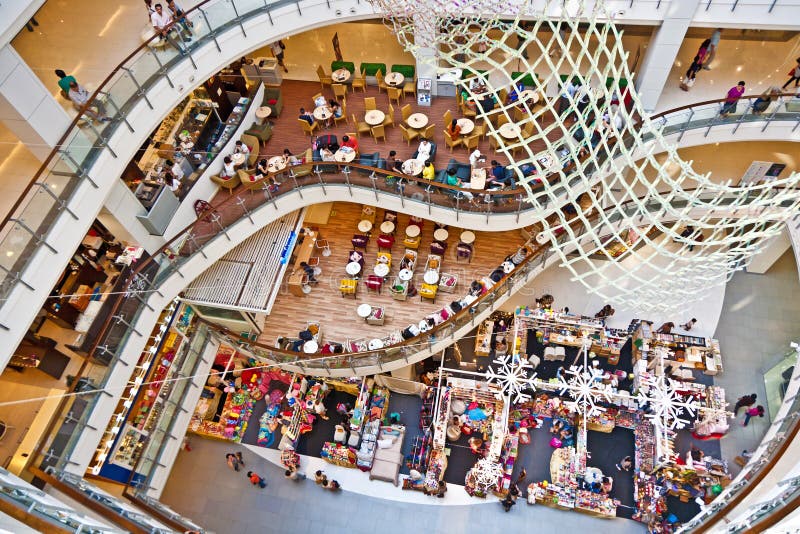 Inside shopping complex central world in Bangkok