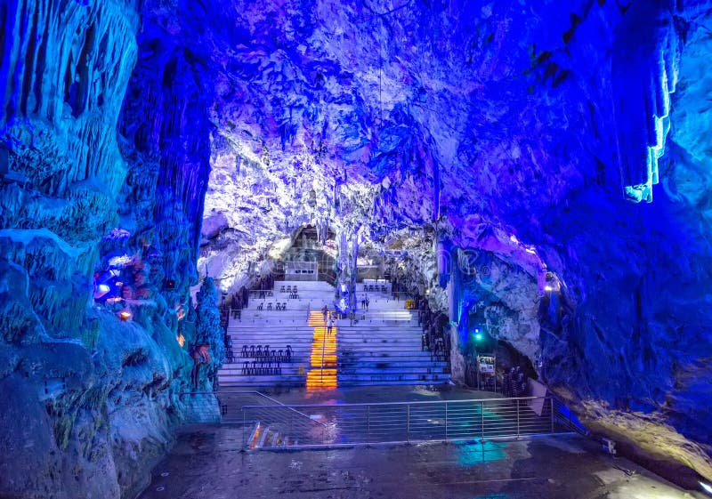 Inside St Michael`s Cave