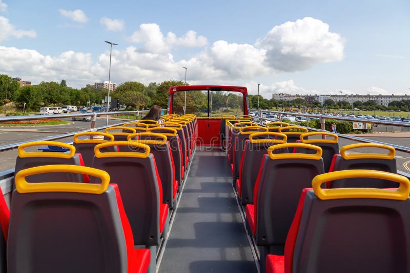 Inside Top Deck of an Open Top Bus Editorial Photo - Image of excursion: 227477916
