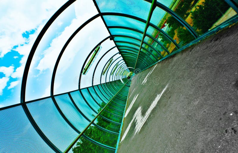 Inside a tunnel royalty free stock photo Inside a tunnel royalty free stock photo