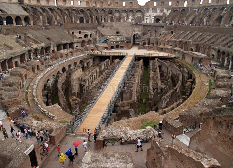 The inside view of colosseum