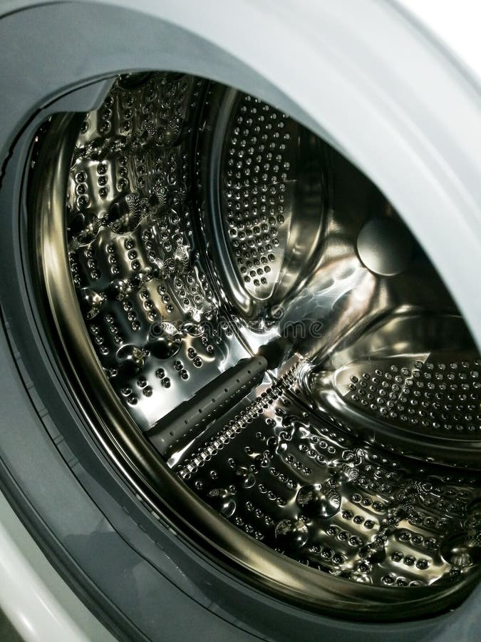 Inside View Washing Machine Drum Stock Image Image of wash, shine 142294271