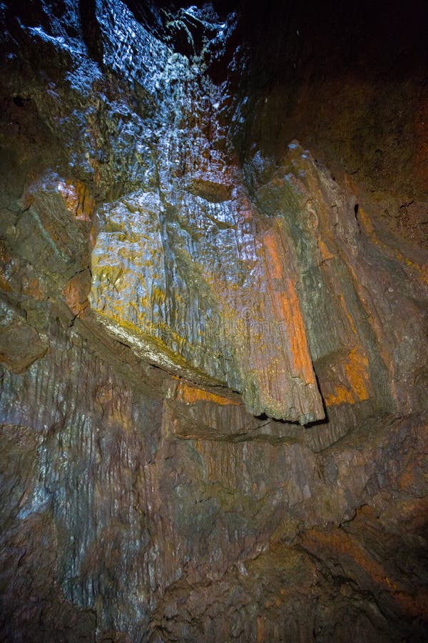 Inside the Volcano stock photos