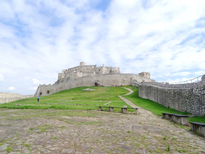 Inside the walls of Spis Castle