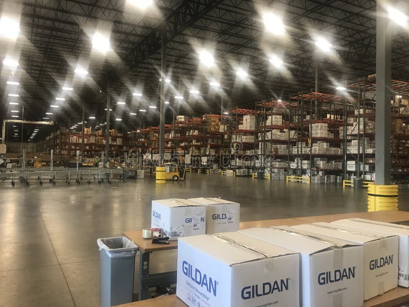 Inside Warehouse in Orlando Editorial Image Image of suplier, boxes