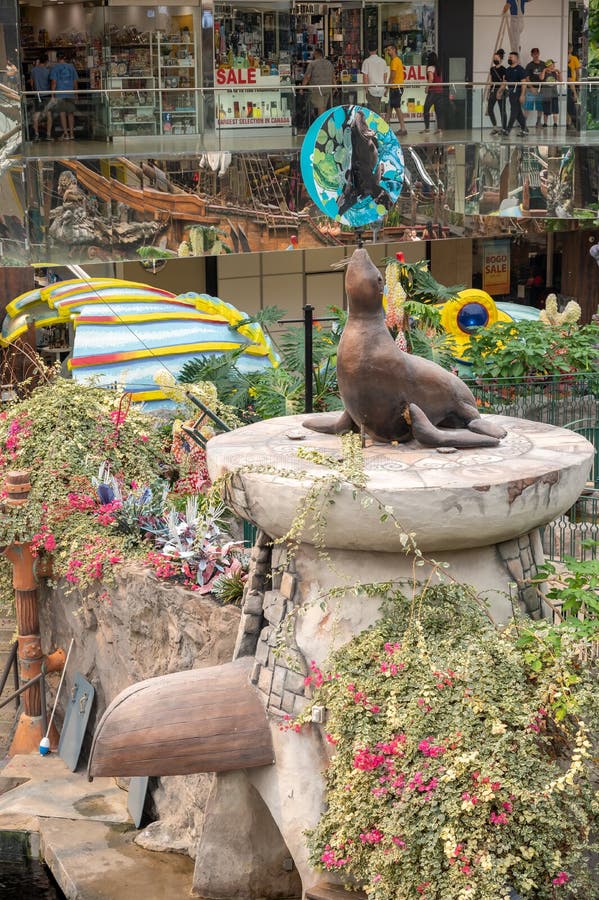 Inside the West Edmonton Mall stock photography