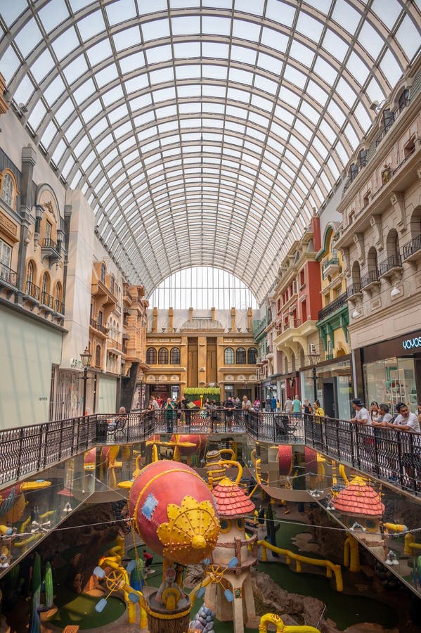 Inside the West Edmonton Mall royalty free stock images