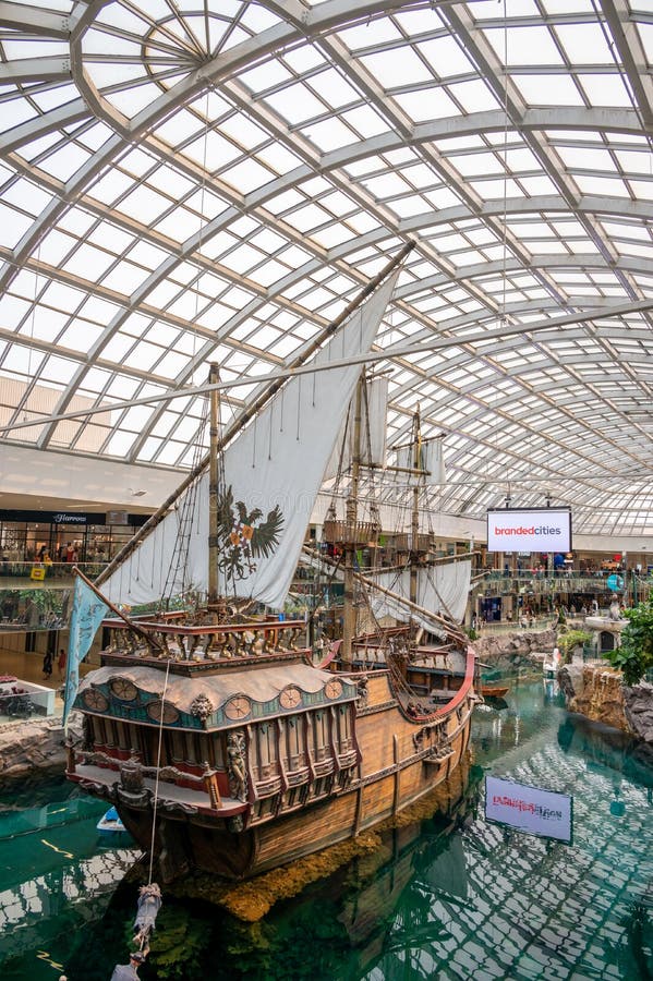 Inside the West Edmonton Mall royalty free stock images