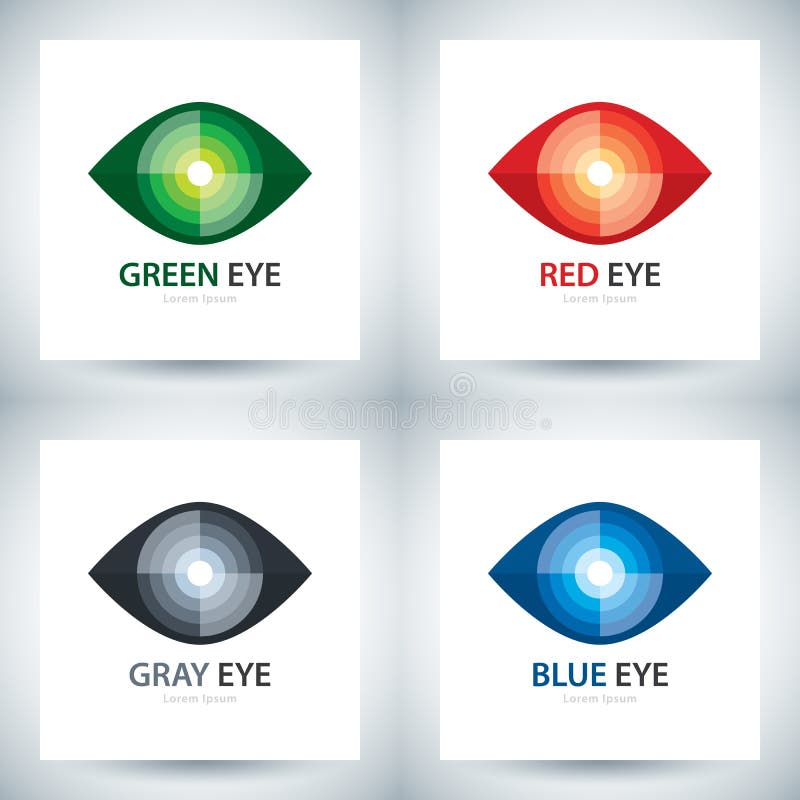 Cyber eye symbol icon set, Logo template design. illustration. Cyber eye symbol icon set, Logo template design. illustration