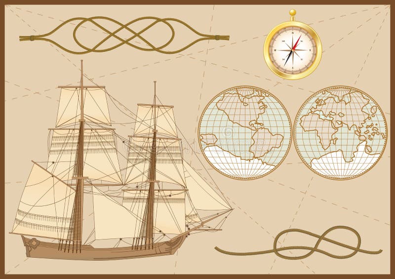 Insieme del mare royalty illustrazione gratis Insieme del mare royalty illustrazione gratis