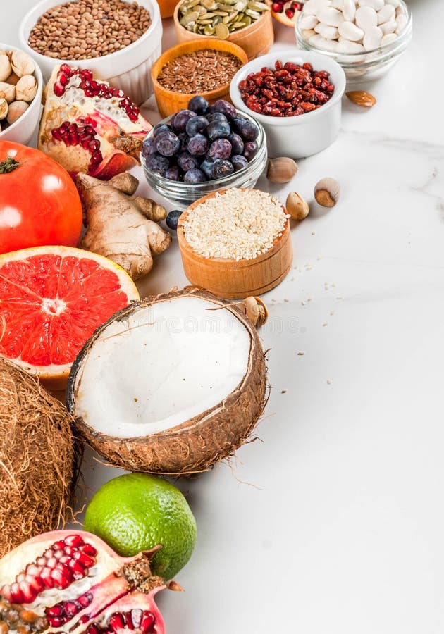 Insieme di alimento sano organico immagine stock libera da diritti Insieme di alimento sano organico immagine stock libera da diritti