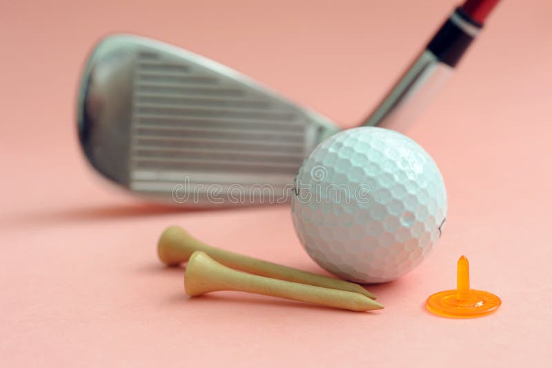 Insieme di golf fotografia stock libera da diritti Insieme di golf fotografia stock libera da diritti