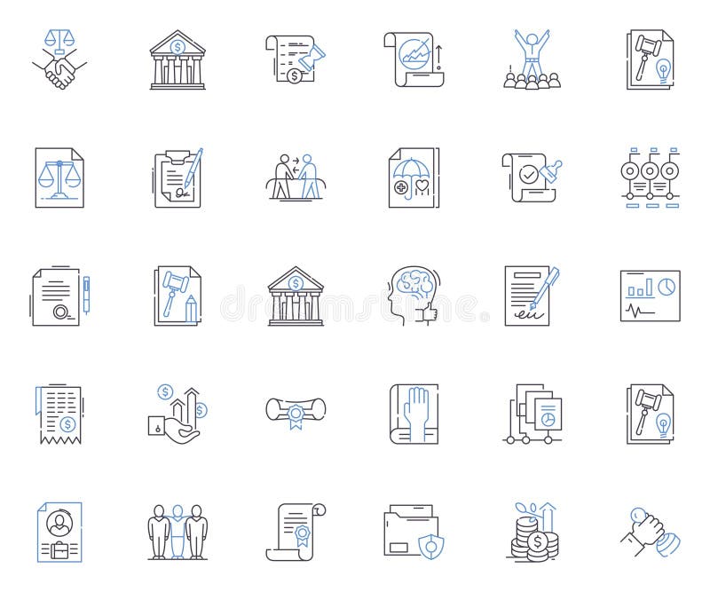 Corporate finance outline icons collection. Investment, Capital, Financing, Valuation, Mergers, Acquisition, Divestiture. Corporate finance outline icons collection. Investment, Capital, Financing, Valuation, Mergers, Acquisition, Divestiture