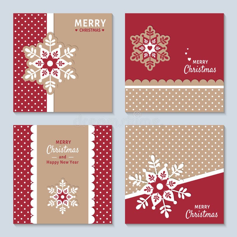 Insieme di Natale e del nuovo anno con i fiocchi di neve festivi decorativi Raccolta degli inviti svegli di Natale, cartoline d'a illustrazione vettoriale Insieme di Natale e del nuovo anno con i fiocchi di neve festivi decorativi Raccolta degli inviti svegli di Natale, cartoline d'a illustrazione vettoriale