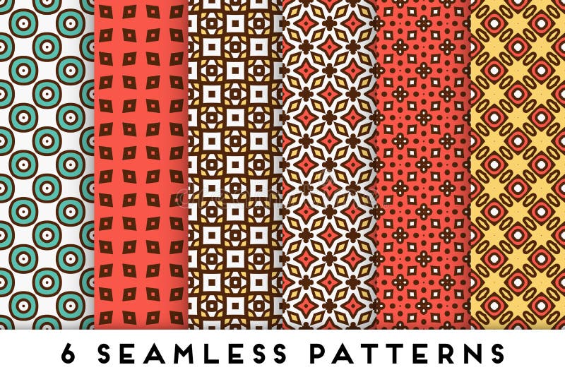 Insieme di serie incolore e uniforme con elementi geometrici. illustrazione vettoriale
