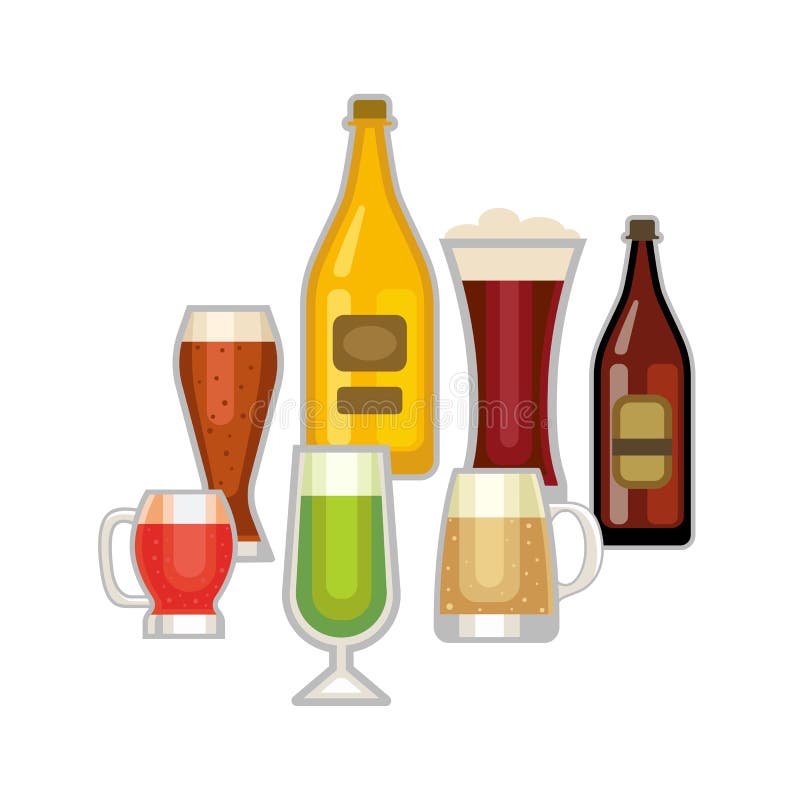 Alcohol beer vector transparent bottle illustration. Celebration refreshment brewery icon. Party dark vintage beverage mug frosty craft drink. Alcohol beer vector transparent bottle illustration. Celebration refreshment brewery icon. Party dark vintage beverage mug frosty craft drink.