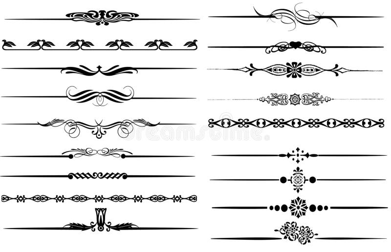 Various tribal tattoo ornament set . Various tribal tattoo ornament set .