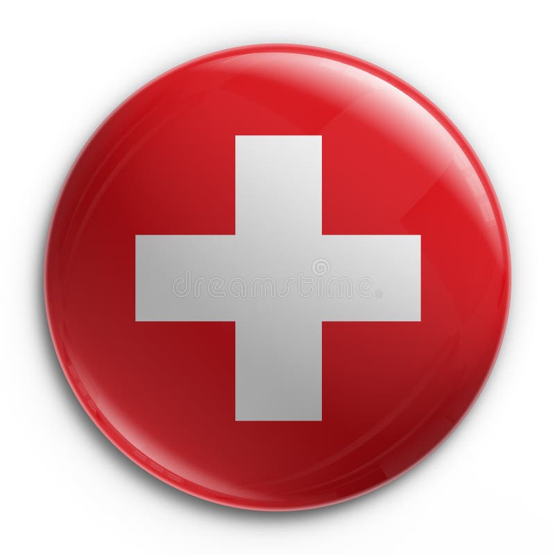 Insigne - indicateur suisse illustration libre de droits Insigne - indicateur suisse illustration libre de droits