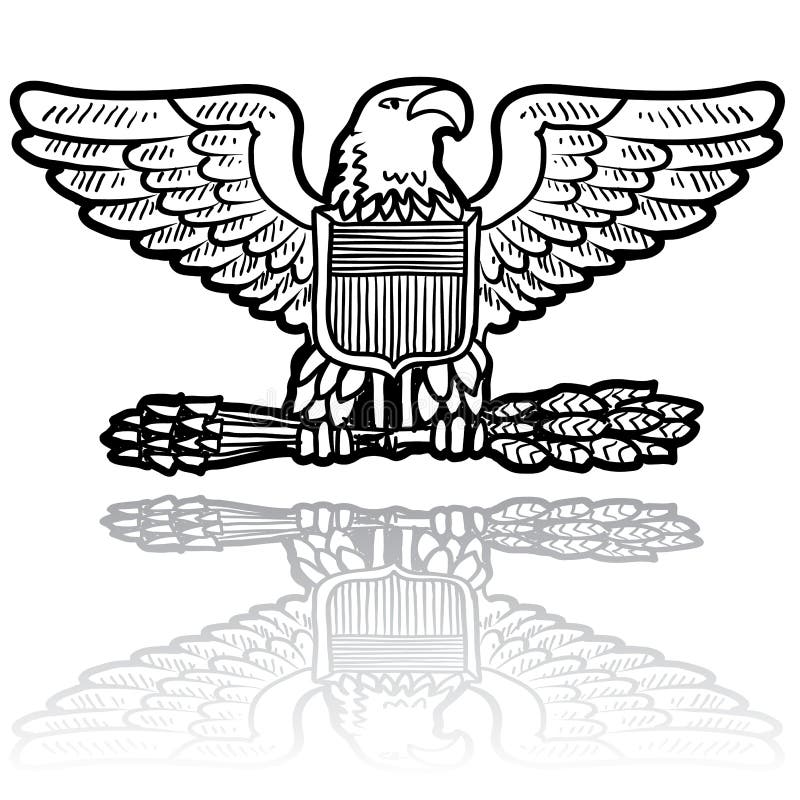 Insignes d'aigle de l'armée américain