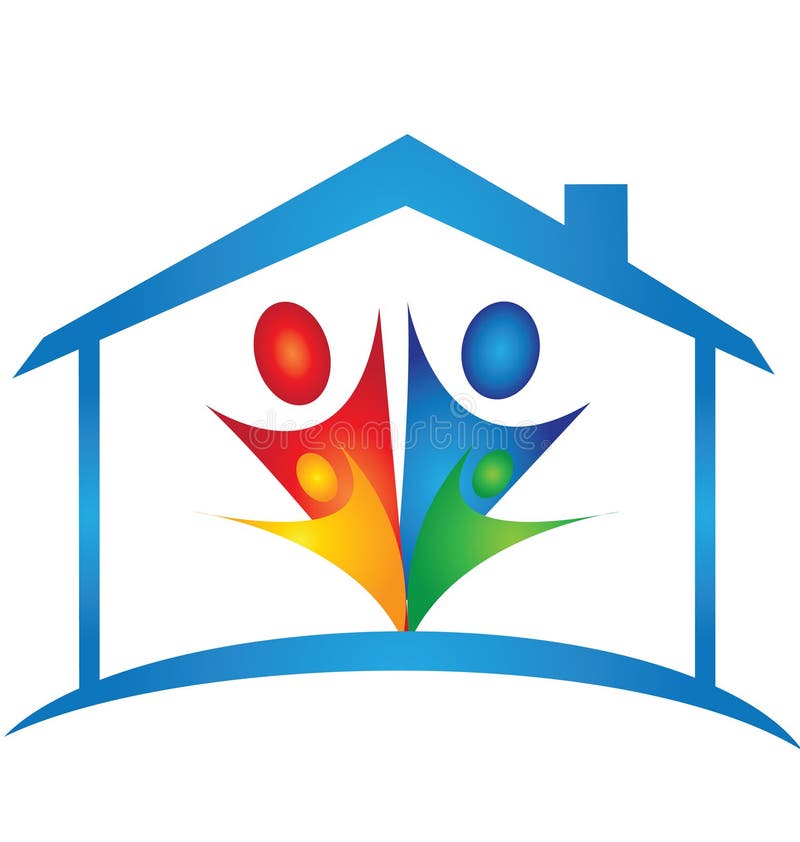 Insignia de la casa y de la familia libre illustration Insignia de la casa y de la familia libre illustration