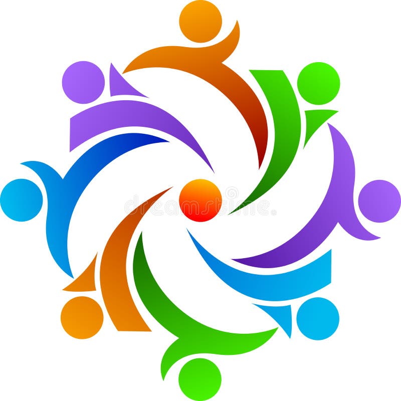 Insignia del trabajo en equipo Insignia del trabajo en equipo