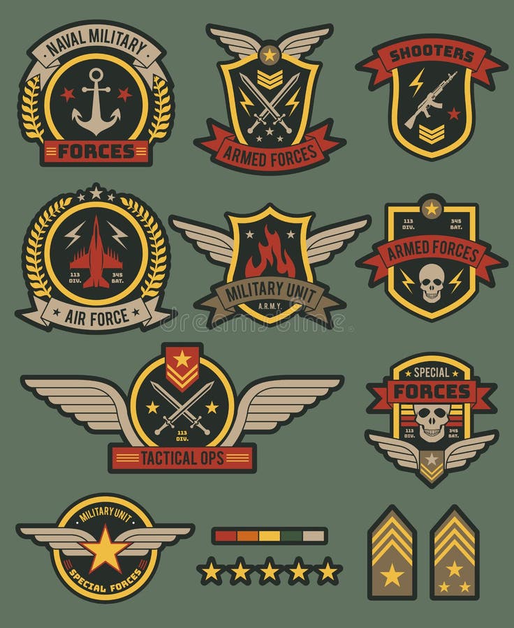 Patch Militaire Vectores, Ilustraciones y Gráficos - 123RF