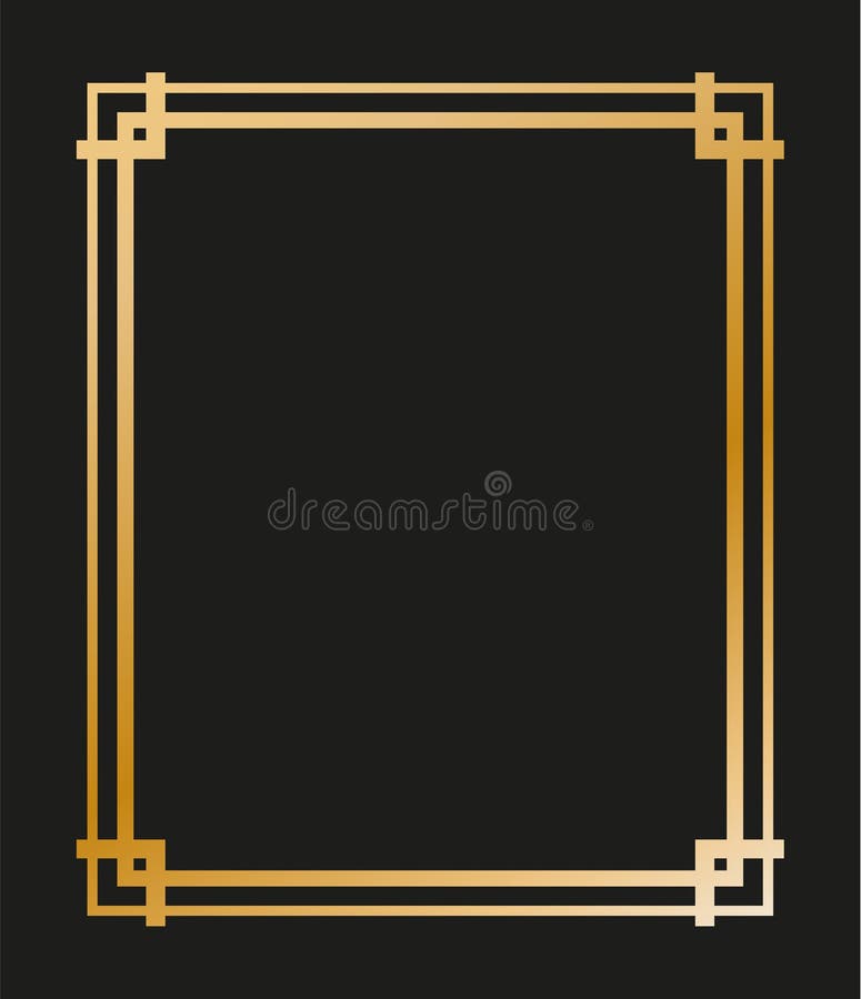 Insignă cu cadru retroproiector cu linie liniară liniară, formă geometrică liniară în formă de linie subțire, formă ilustrată prin royalty free illustration