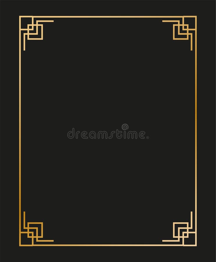 Insignă cu cadru retroproiector cu linie liniară liniară, formă geometrică liniară în formă de linie subțire, formă ilustrată prin vector illustration