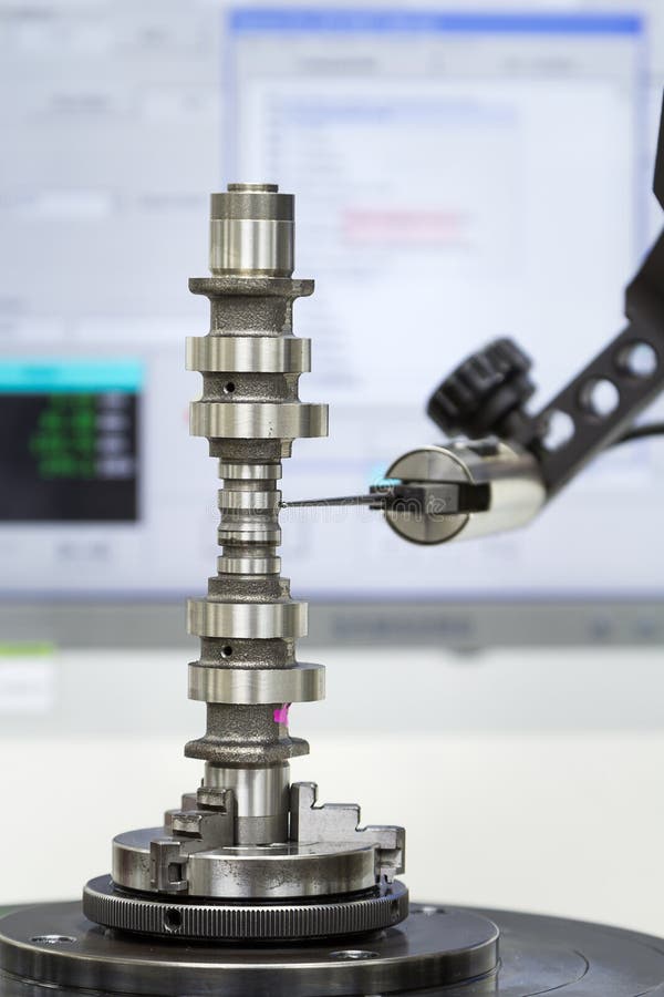 Inspection Cam Shaft of Machining Process Stock Image Image of