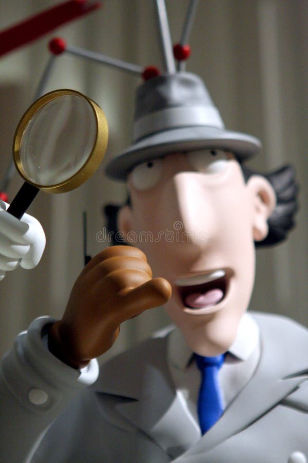 Inspector Gadget at the museum of the human in Paris France. Inspector Gadget is a French Canadian American animated television series that revolves around the adventures of a clumsy dim witted cyborg detective named Inspector Gadget a human being with various bionic gadgets built into his body. Inspector Gadget at the museum of the human in Paris France. Inspector Gadget is a French Canadian American animated television series that revolves around the adventures of a clumsy dim witted cyborg detective named Inspector Gadget a human being with various bionic gadgets built into his body