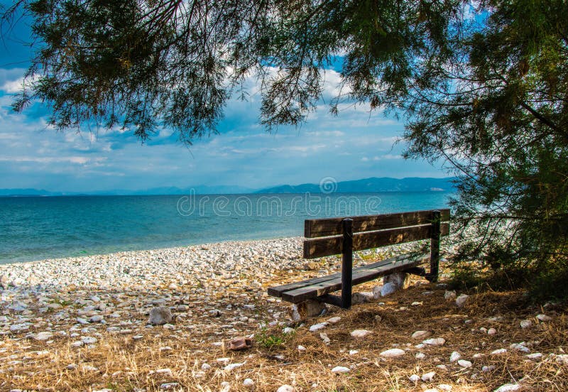 Inspiratieplaats Strand Overzees stock afbeeldingen Inspiratieplaats Strand Overzees stock afbeeldingen