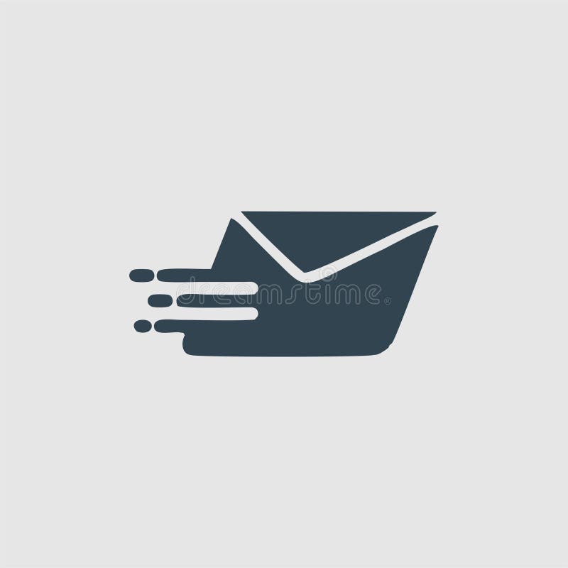 Inspiration rapide de logo de monogramme de courrier illustration stock Inspiration rapide de logo de monogramme de courrier illustration stock