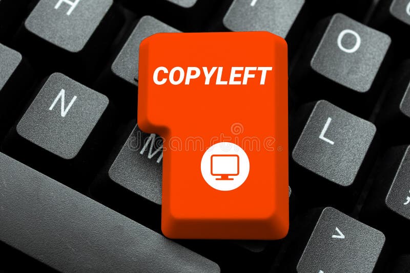 Inspiration Showing Sign Copyleft. Concept the Right To Freely