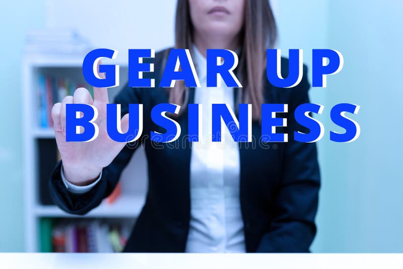 Inspiration showing sign Gear Up Businesstool for assessing needs of idea and create plan. Word for tool for assessing stock photography