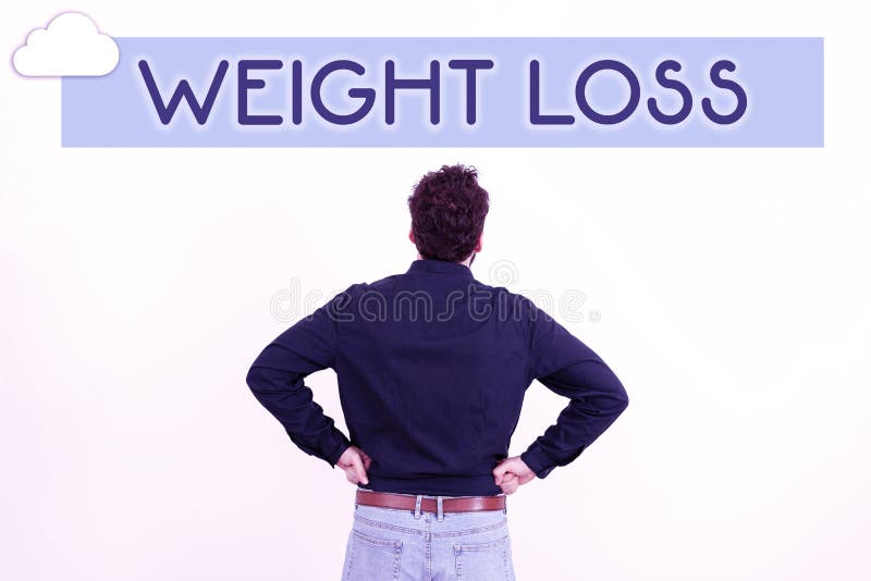 Inspiration Showing Sign Weight Loss. Concept Meaning Decrease in Body