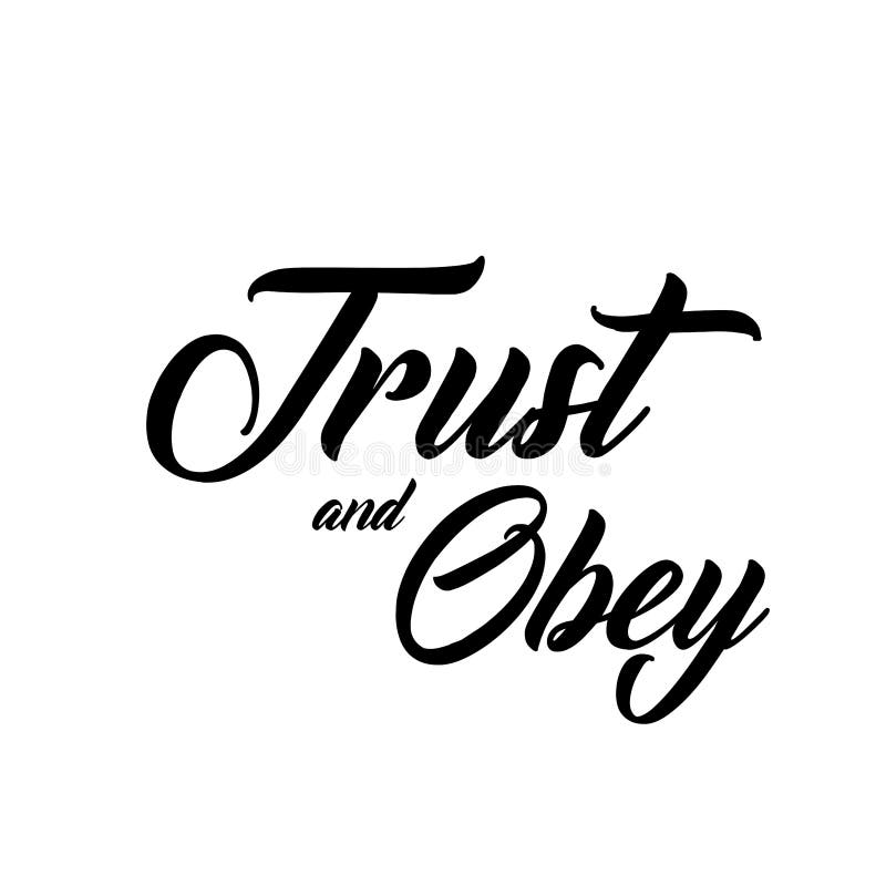 Trust & Obey {Card} Trust & Obey {Card}