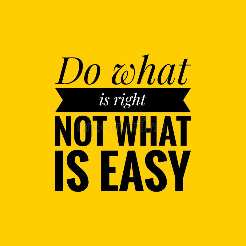 Integrity Quotes on Yellow Background. Inspirational and Motivational