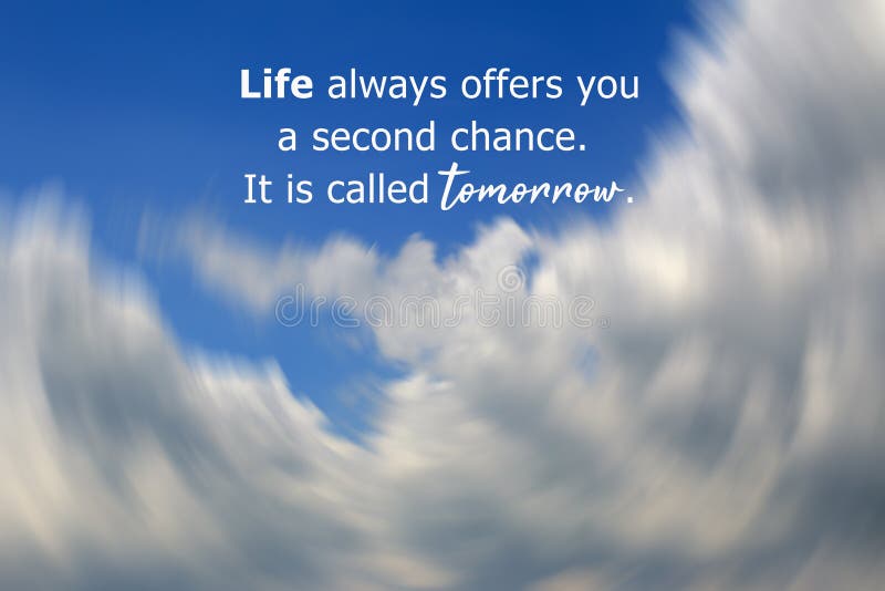 Life Always Offers You a Second Chance, It''S About Time