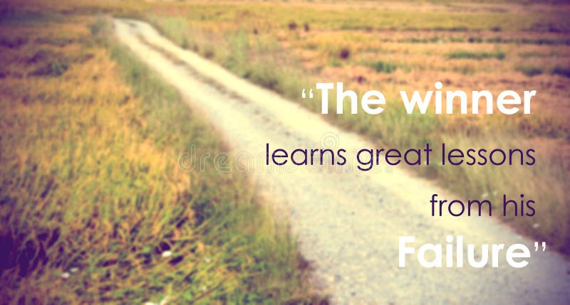 Inspirational quote on blurred background royalty free stock photos Inspirational quote on blurred background royalty free stock photos
