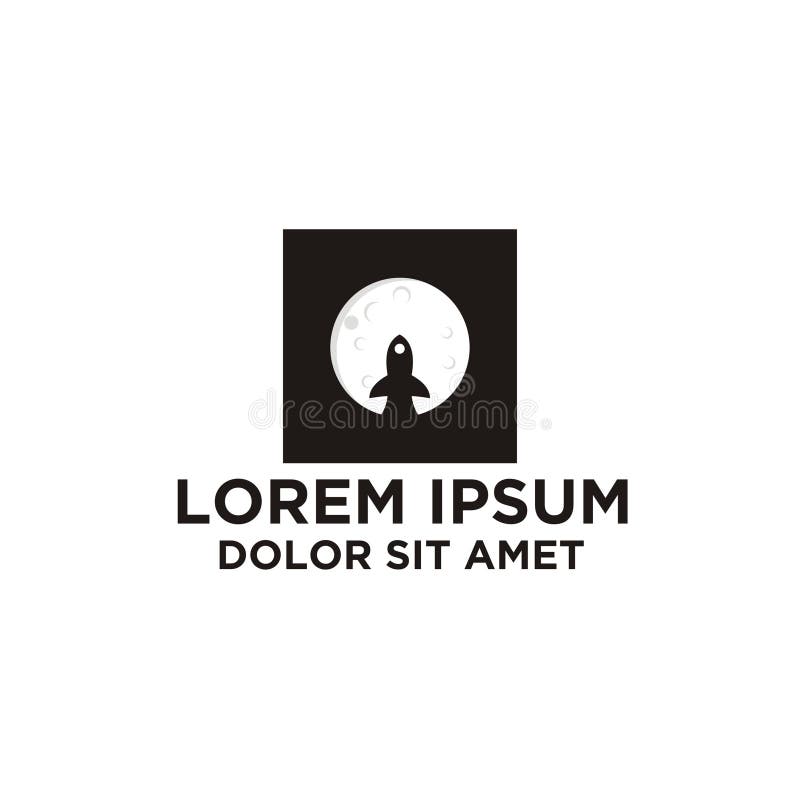 A inspiração do projeto do logotipo da meia lua com eps e o JPEG arquivam ilustração do vetor