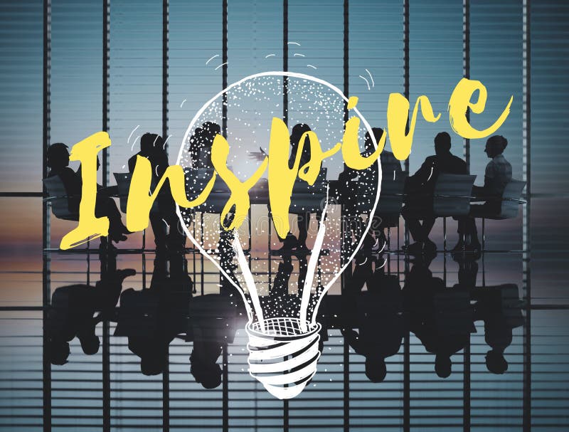 Inspireer Creatief de Creativiteitconcept van de Inspiratiemotivatie stock afbeelding Inspireer Creatief de Creativiteitconcept van de Inspiratiemotivatie stock afbeelding