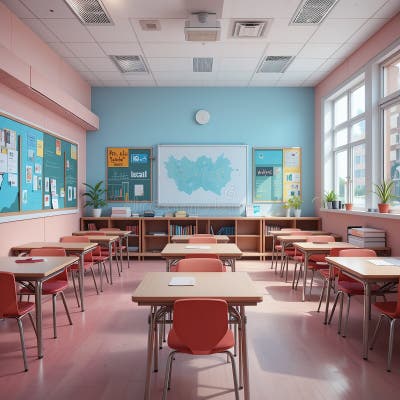 Inspiring Classroom Design Ideas Transforming Study Spaces Stock