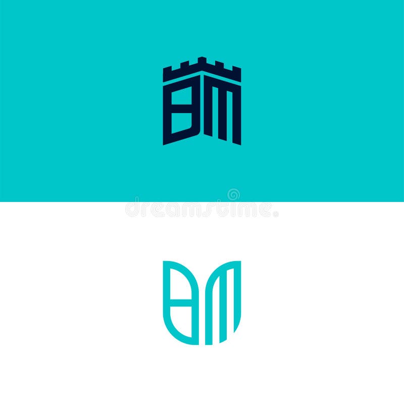Inspiring Logo Design Set, for Companies from the Initial Letters of