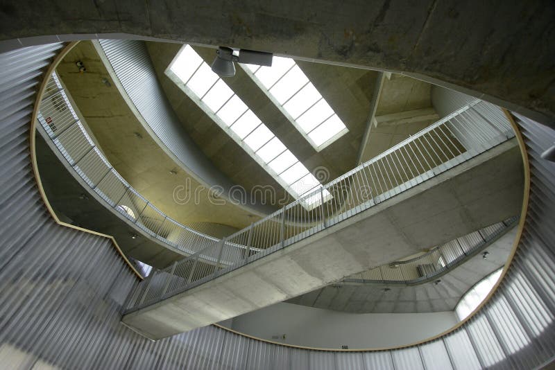 Inspiring modern architecture scene royalty free stock images