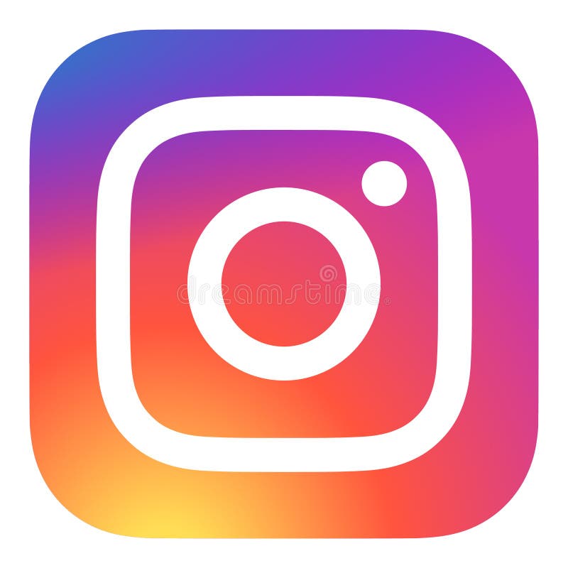Instagram商标传染媒介颜色eps 编辑类库存图片 插画包括有