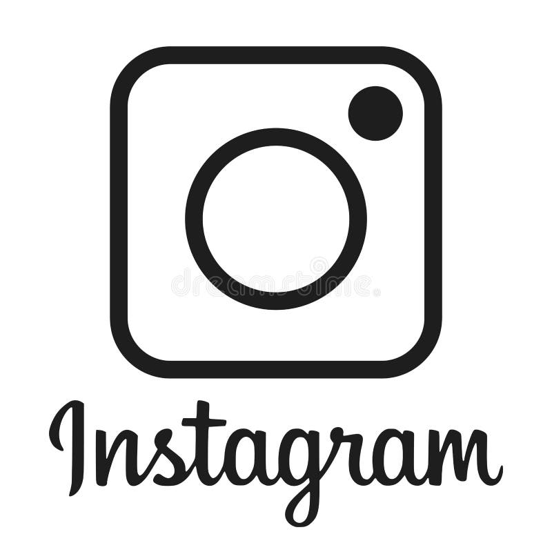 Camera Lens Icon. Instagram Logo Symbol. Social Media Sign Isolated on ...