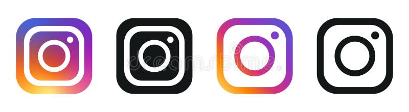 Instagram Icons Set. Like, Comment, Follower and Notification Icons ...