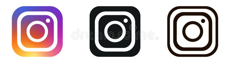 Instagram Icons Set. Like, Comment, Follower and Notification Icons ...